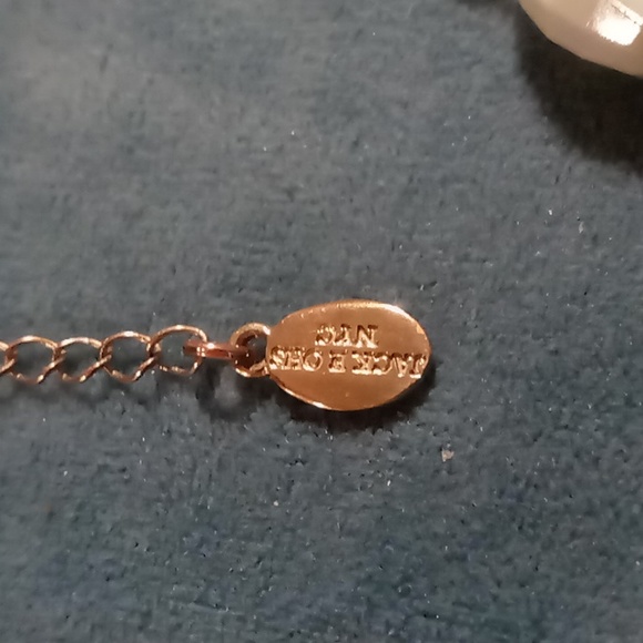 JACK E OHS  NYC Bib necklace.on a stainless roll chain. - Picture 7 of 11